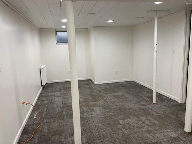 Common area looking west