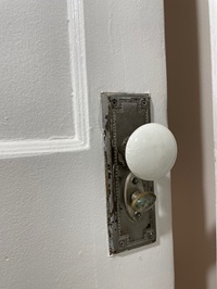 Bathroom door knob